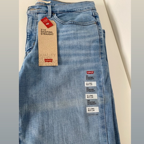 Levi’s 314 SHAPING STRAIGHT WOMEN'S JEANS - Picture 4 of 9